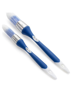 Juego de Brochas de Recorte Bates 2 Piezas 1" y 0.6"