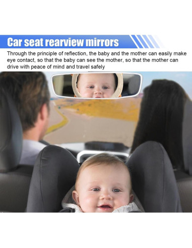 Espejo Retrovisor para Bebés DUSCOKE Oso 26.5x20.5cm