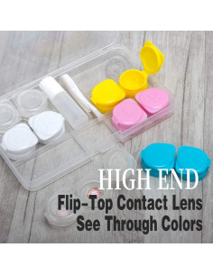 Estuche para Lentes de Contacto Ofone - 6 Paquetes con Accesorios 2