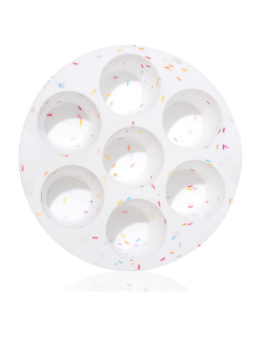 Molde de Silicona para Muffins SHEbaking 7 Tazas Multicolor