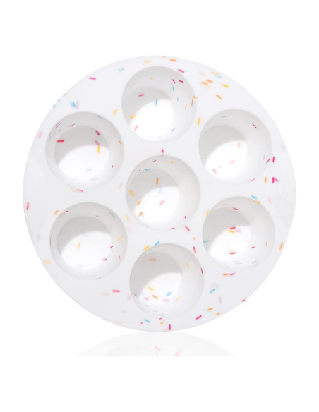 Molde de Silicona para Muffins SHEbaking 7 Tazas Multicolor