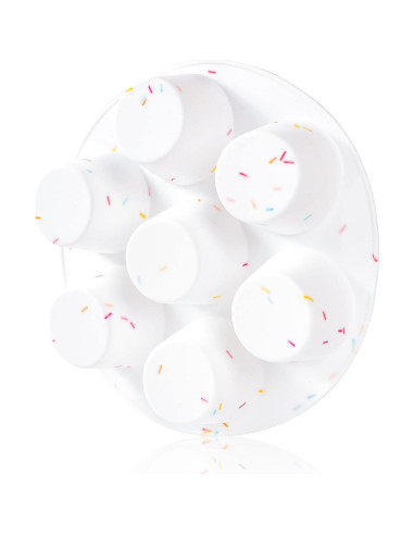 Molde de Silicona para Muffins SHEbaking 7 Tazas Multicolor