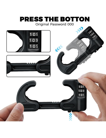 4 Cerraduras de Gabinete de Seguridad HoneSecur para Niños