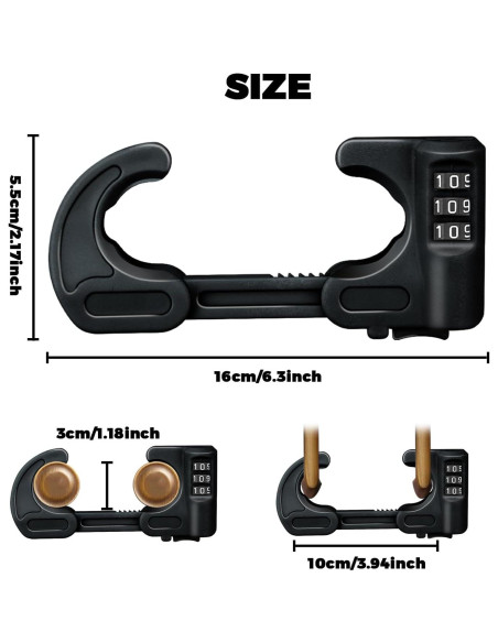 4 Cerraduras de Gabinete de Seguridad HoneSecur para Niños
