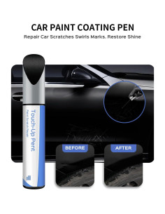 Pintura de Retoque PARTS4EV 12.1ml Negro Jet para Mercedes-Benz 2