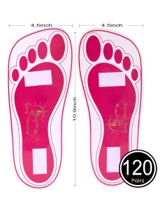 120 Pares Almohadillas Desechables Bronceado HeeStar 27.69 cm 2