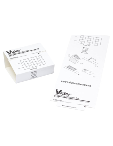 Tableros de Pegamento Victor M309 para Insectos y Roedores - 72 Unidades