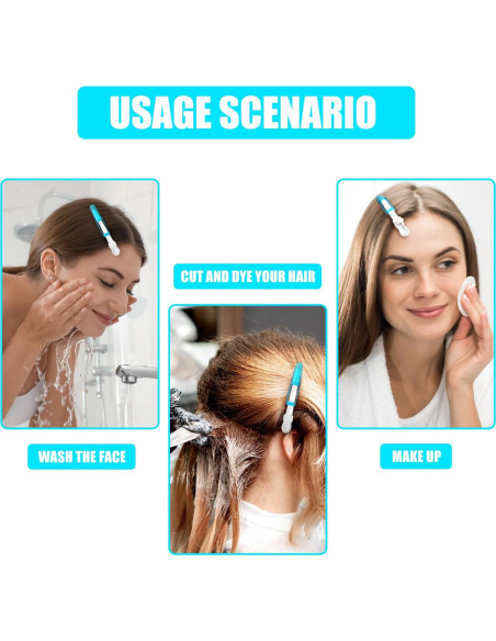 Clip de Cabello Premium MEN'S GROOMING BARBER PRO - Paquete de 10