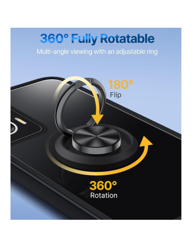 Funda Transparente Silverback para Moto G Stylus 5G 2024 con Anillo