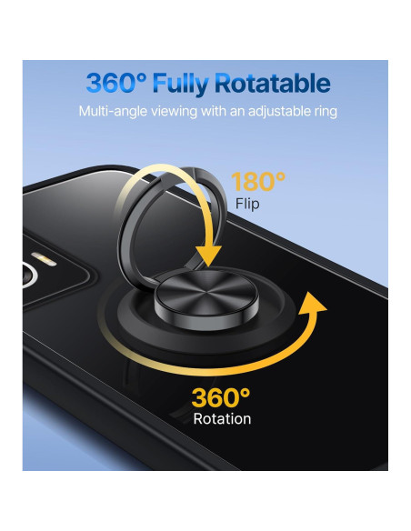 Funda Transparente Silverback para Moto G Stylus 5G 2024 con Anillo Funda Transparente Silverback para Moto G Stylus 5G 2024 con Anillo