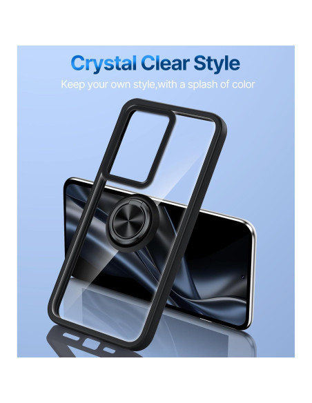 Funda Transparente Silverback para Moto G Stylus 5G 2024 con Anillo Funda Transparente Silverback para Moto G Stylus 5G 2024 con Anillo