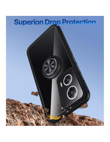 Funda Transparente Silverback para Moto G Stylus 5G 2024 con Anillo