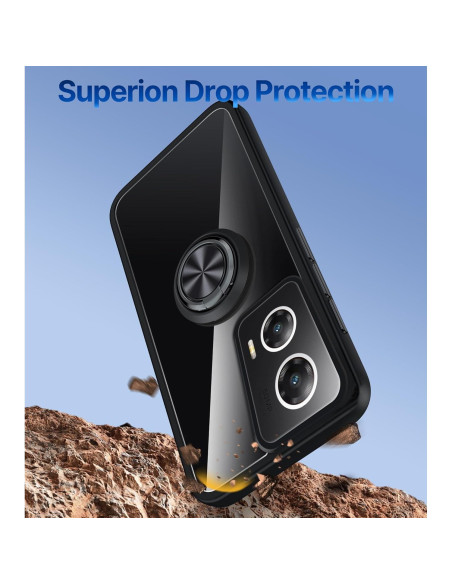 Funda Transparente Silverback para Moto G Stylus 5G 2024 con Anillo Funda Transparente Silverback para Moto G Stylus 5G 2024 con Anillo