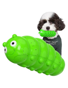 Juguete para perros TLKNG verde grande indestructible chirriante