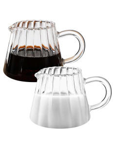 Juego de 2 Jarras de Vidrio Loscarol 170g - Elegante para Café y Té