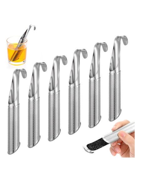 6 Infusores de Té de Acero Inoxidable JOUTYFOR 14.5 cm
