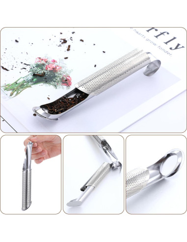 6 Infusores de Té de Acero Inoxidable JOUTYFOR 14.5 cm