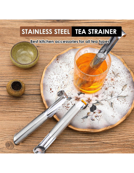 6 Infusores de Té de Acero Inoxidable JOUTYFOR 14.5 cm