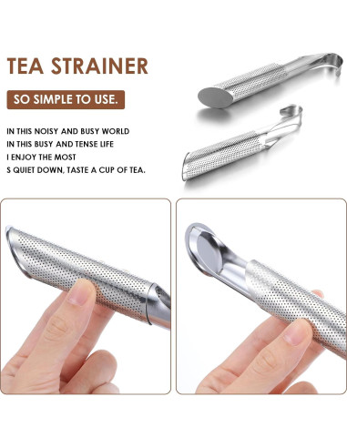 6 Infusores de Té de Acero Inoxidable JOUTYFOR 14.5 cm