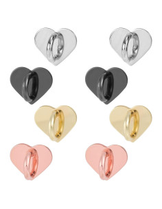 Soporte de anillo para teléfono celular Gosknor - 8 piezas corazón