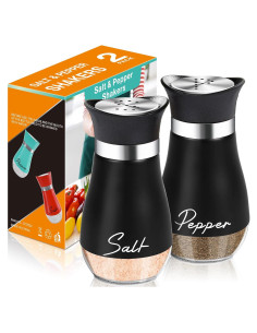 Juego de Saleros y Pimenteros Arrozon 4 oz Acero Inoxidable