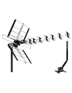 Antena HDTV Exterior Five Star 200 Millas 4K VHF UHF Soporte J