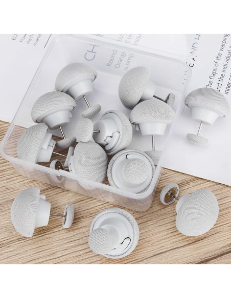 Pinzas de Edredón Potanro Grises 16 Pcs Clips Reutilizables
