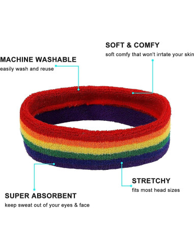 Conjunto de Banda para el Sudor Aster - 3 Piezas Algodón