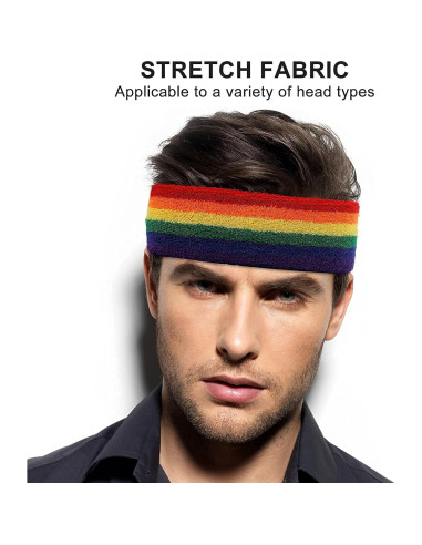 Conjunto de Banda para el Sudor Aster - 3 Piezas Algodón