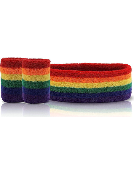 Conjunto de Banda para el Sudor Aster - 3 Piezas Algodón