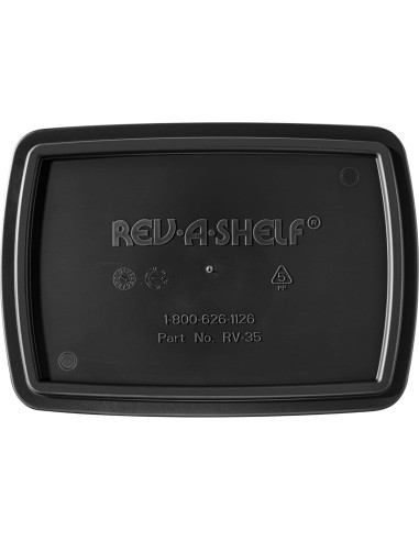 Contenedor de Desechos Rev-A-Shelf Negro 35 Litros