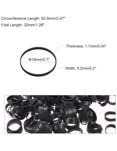 Banda de Goma Elástica MECCANIXITY 1.8cm Diámetro Paquete 300 2