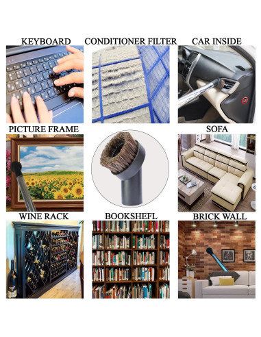 Cepillo de Polvo para Aspiradora GHAMADE 32mm - 2 Piezas