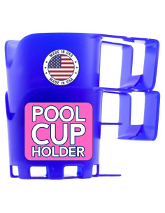 Soportes para vasos de piscina Storage Theory - 2 paquetes azul