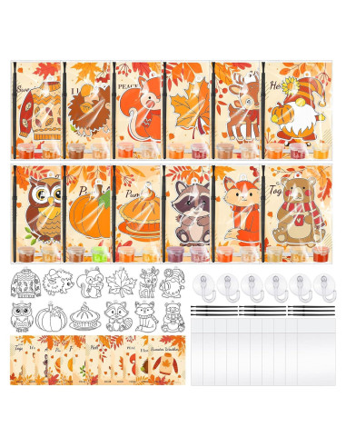 Kit de Manualidades Geelin 24 Captadores de Sol Otoño