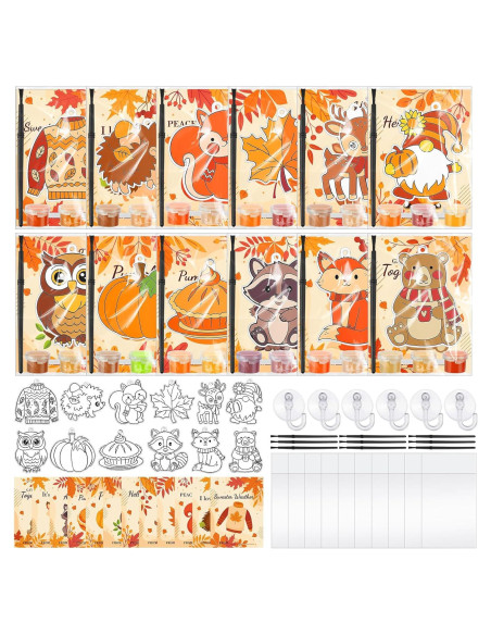 Kit de Manualidades Geelin 24 Captadores de Sol Otoño