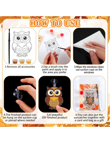 Kit de Manualidades Geelin 24 Captadores de Sol Otoño