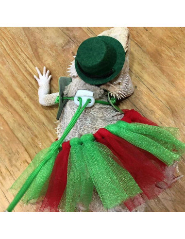 Conjunto de Disfraz para Dragón Barbudo TTMIMIK - Arnés, Sombrero y Tutu