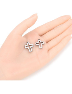 5 Piezas Bezel Abierto Adabele 20mm Acero Inoxidable Joyería 2