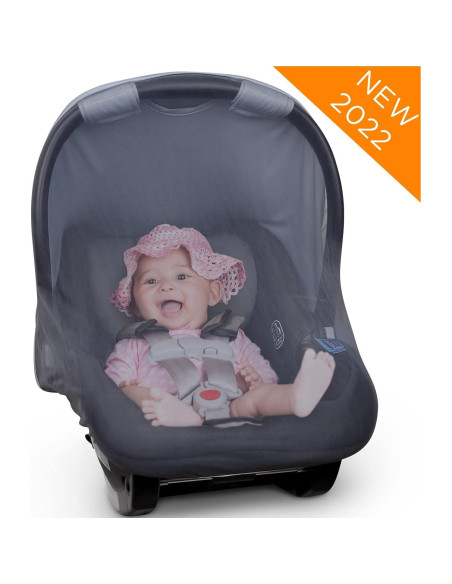 Cubierta de Asiento de Coche 2-en-1 liuliuby Rosa UV y Antimosquitos