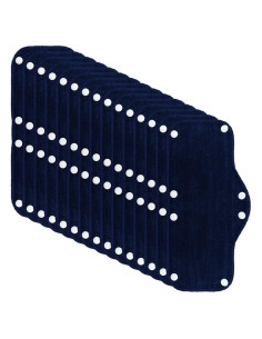 Banda de Sudor para Casco Topbuti 15 Piezas Algodón Azul