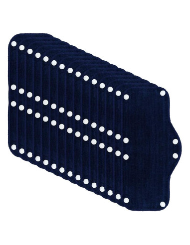 Banda de Sudor para Casco Topbuti 15 Piezas Algodón Azul