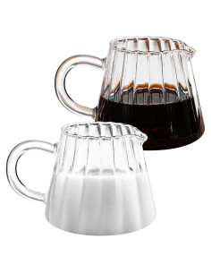 Juego de 2 Jarras de Crema de Vidrio Loscarol 177 ml