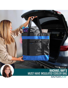 Bolsa Térmica Jumbo Rachael Ray 37.85L Aislada Negra 2