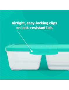 Contenedores de Almacenamiento de Comida Sistema Nest It 8 Tazas 5 Pzas 2