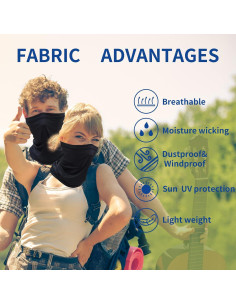 Gaiter de Cuello SHEVERCH Paquete de 6 Protección Solar 2
