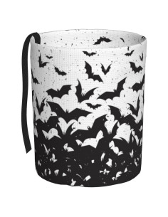 Basurero para Auto KXWQTRDD Plegable Impermeable 3L Negro