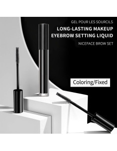 Gel Fijador de Cejas Negro DAGEDA - Resistente al Agua, 2 Unidades 2