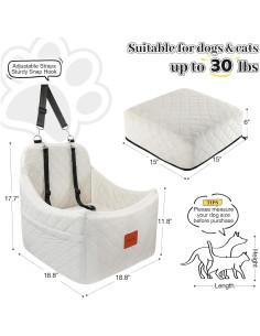 Asiento Elevador para Perros INDYBUD Mediano Beige 15.9 kg 2