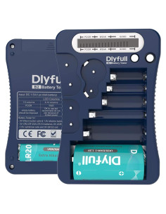 Probador de Baterías Dlyfull Universal LCD AA AAA 9V